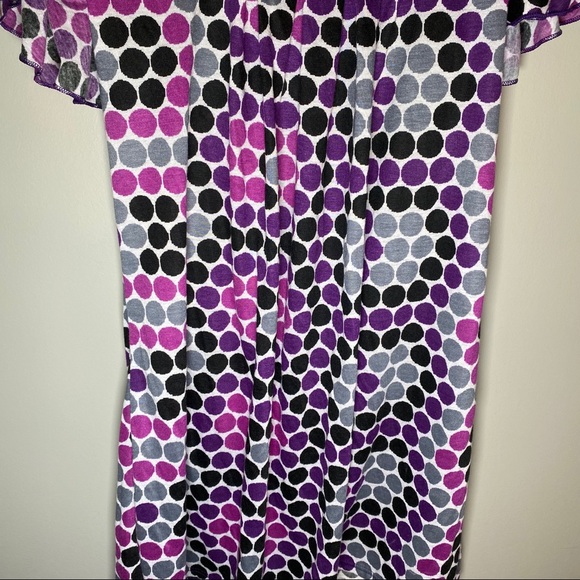 🔥SOLD🔥 Rue 21 Polka Dot Tunic Shirt or Tunic L - Picture 9 of 16